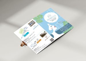 歯ならび矯正クリニック様のパンフレット